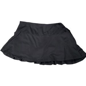 Lucky in Love pleated back skorts skirt Size‎ M black pickleball tennis golf